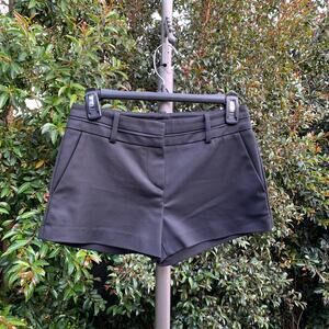 Guess by Marciano Silky Tuxedo Black Short Shorts Trouser Women’s 2